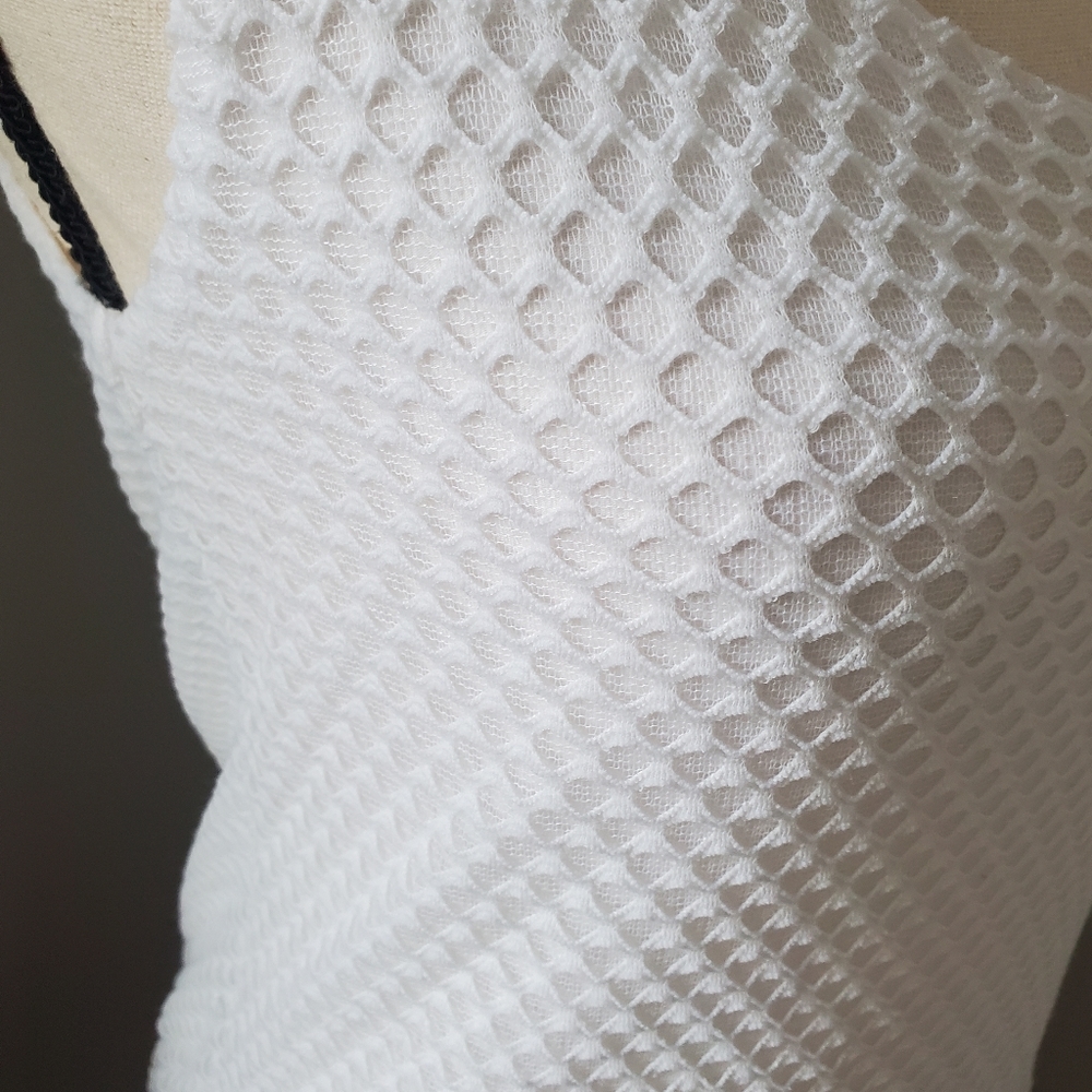NWT Emporio Armani Spring 2016 Eyelet Dress, Size EU 40 - Picture 10 of 17